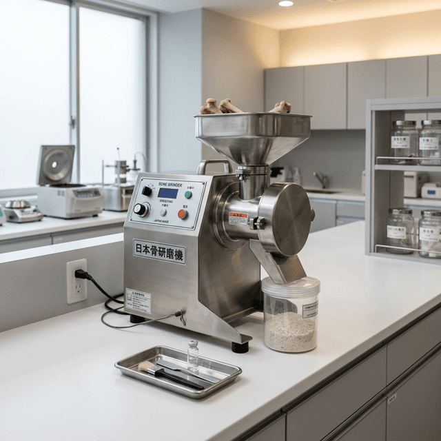 粉骨の処理工程